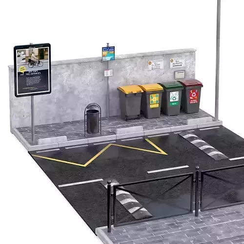 Equipement Routier 02 3D model