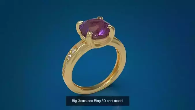 Big Gemstone Ring
