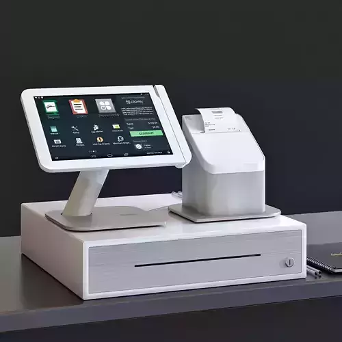 Clover POS Station 3D model