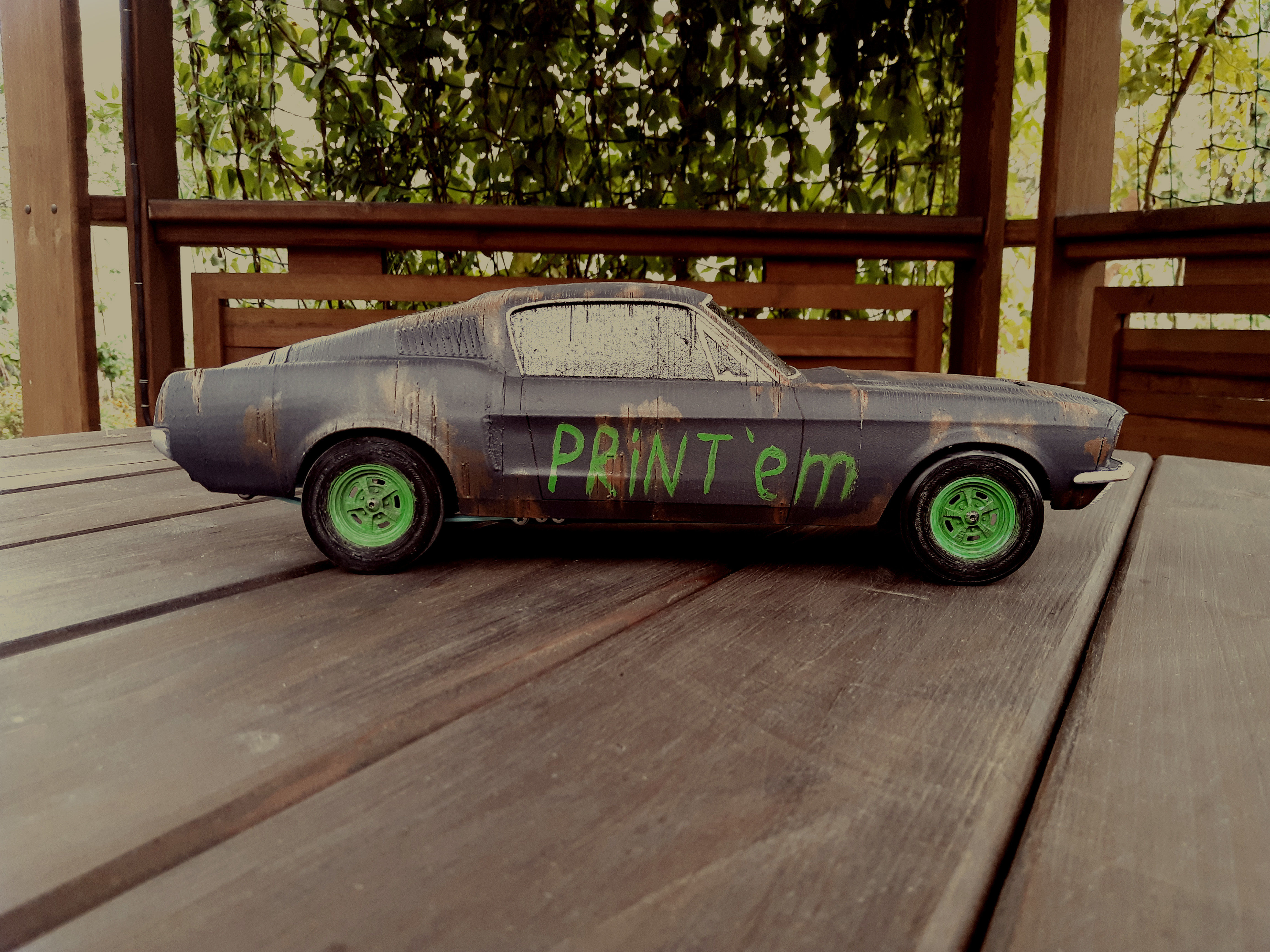 1-12 RC Muscle Car 3D print model_3