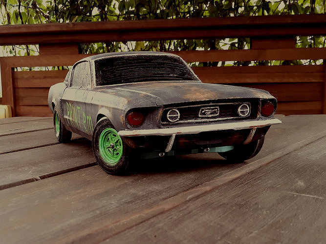 1-12 RC Muscle Car 3D print model