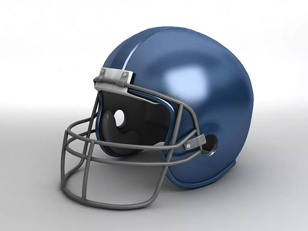 Football Helmet 3D model_0