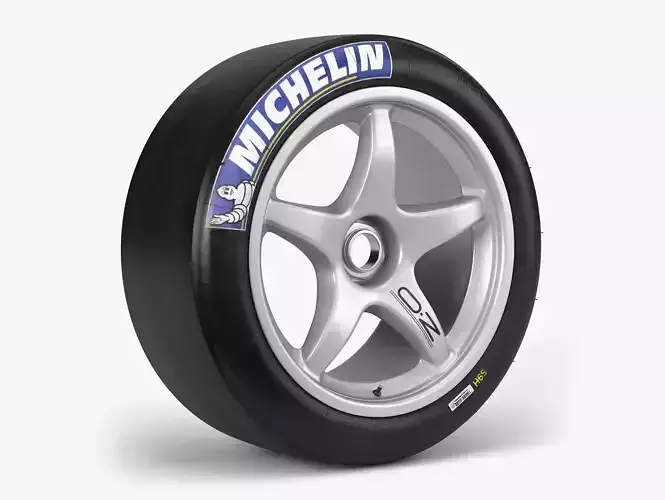 Michelin OZ Racing Combo Low-poly 3D model