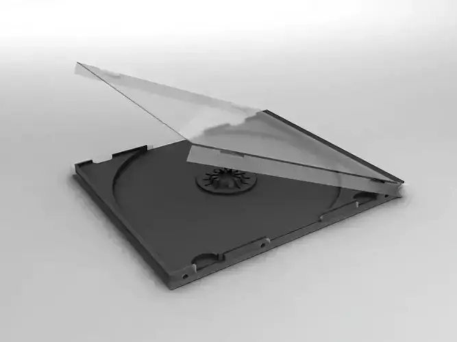 CD DVD Jewel Case Low-poly 3D model