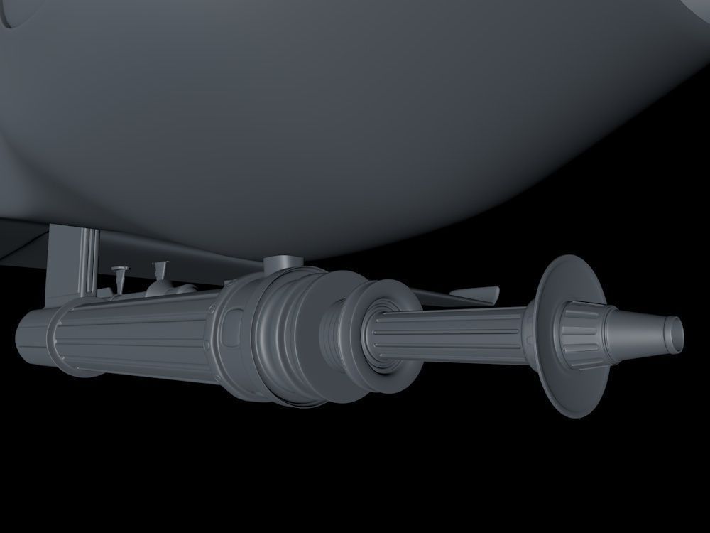 The Avenger UAV Fiction Military Drone 3D model_11