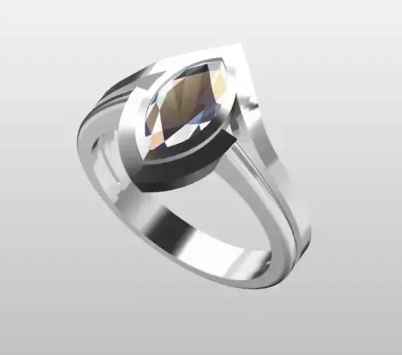 diamond ring 3D print model