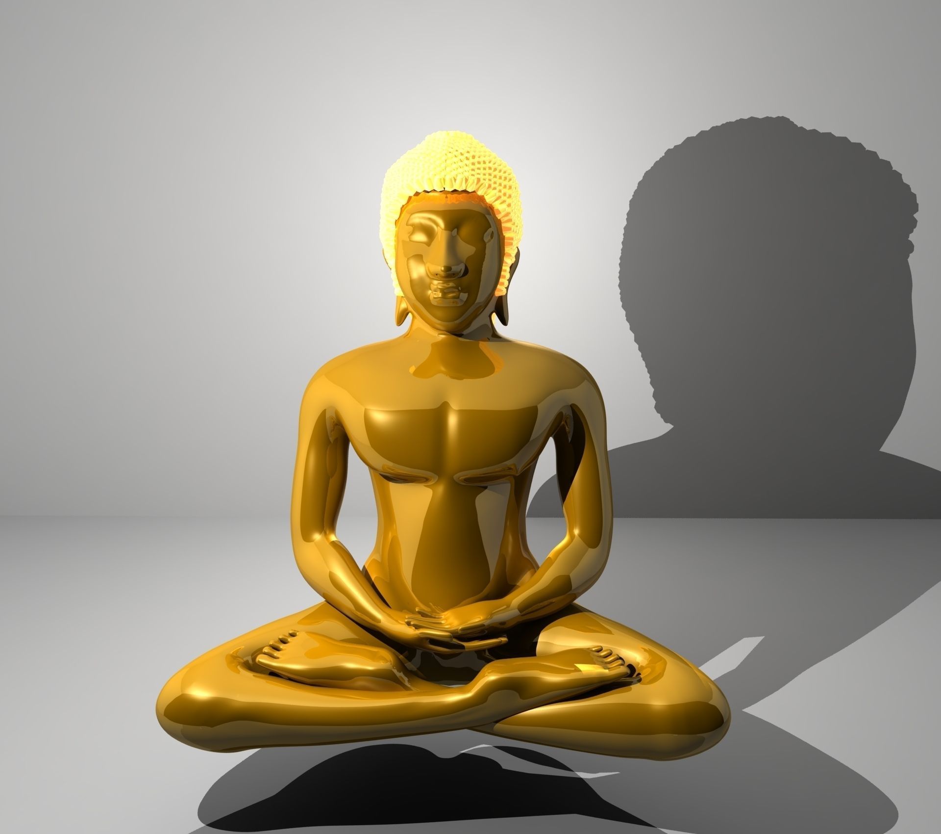 Lord buddha 3D print model_1