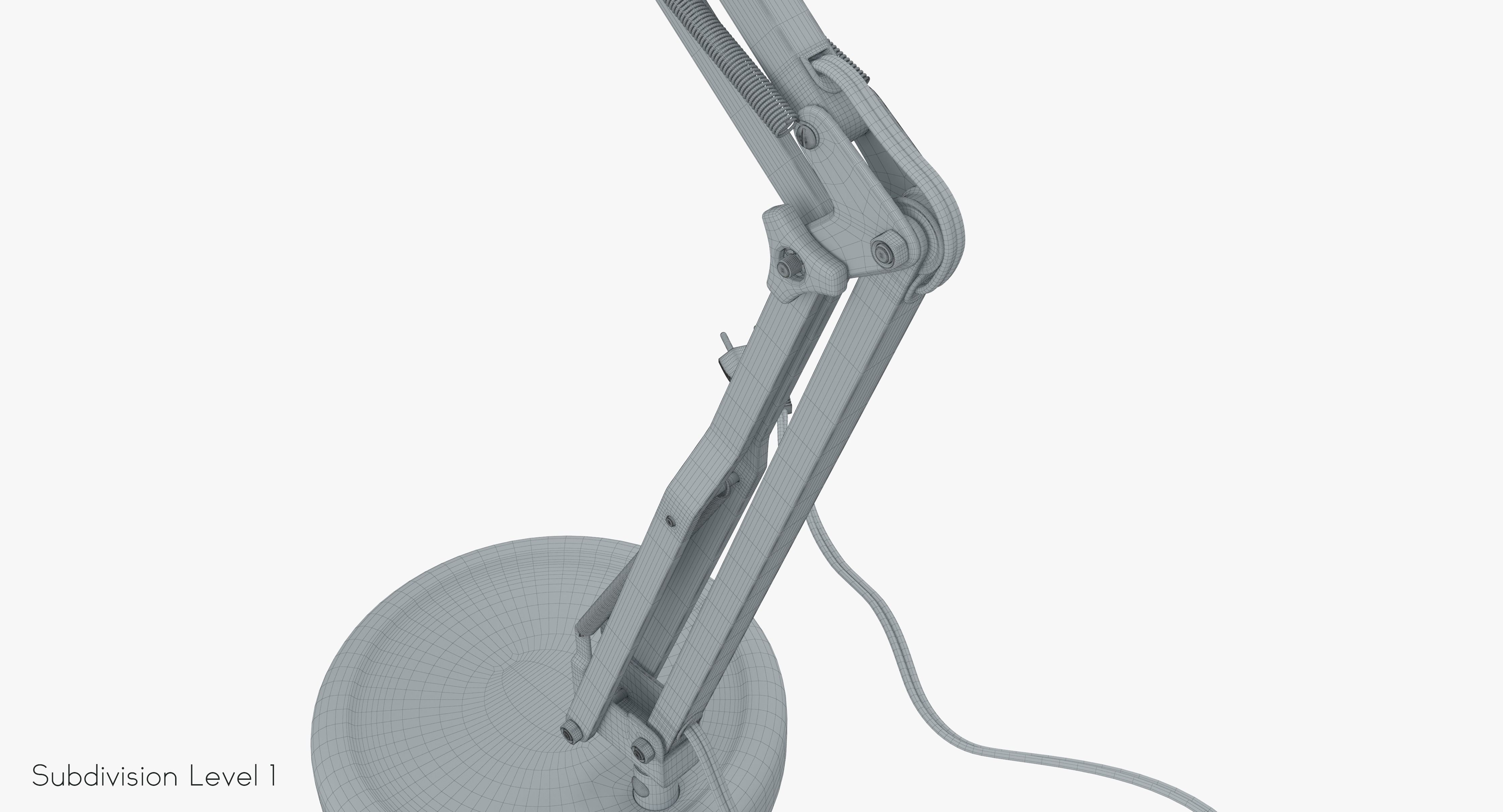 Red Lamp 3D model_12