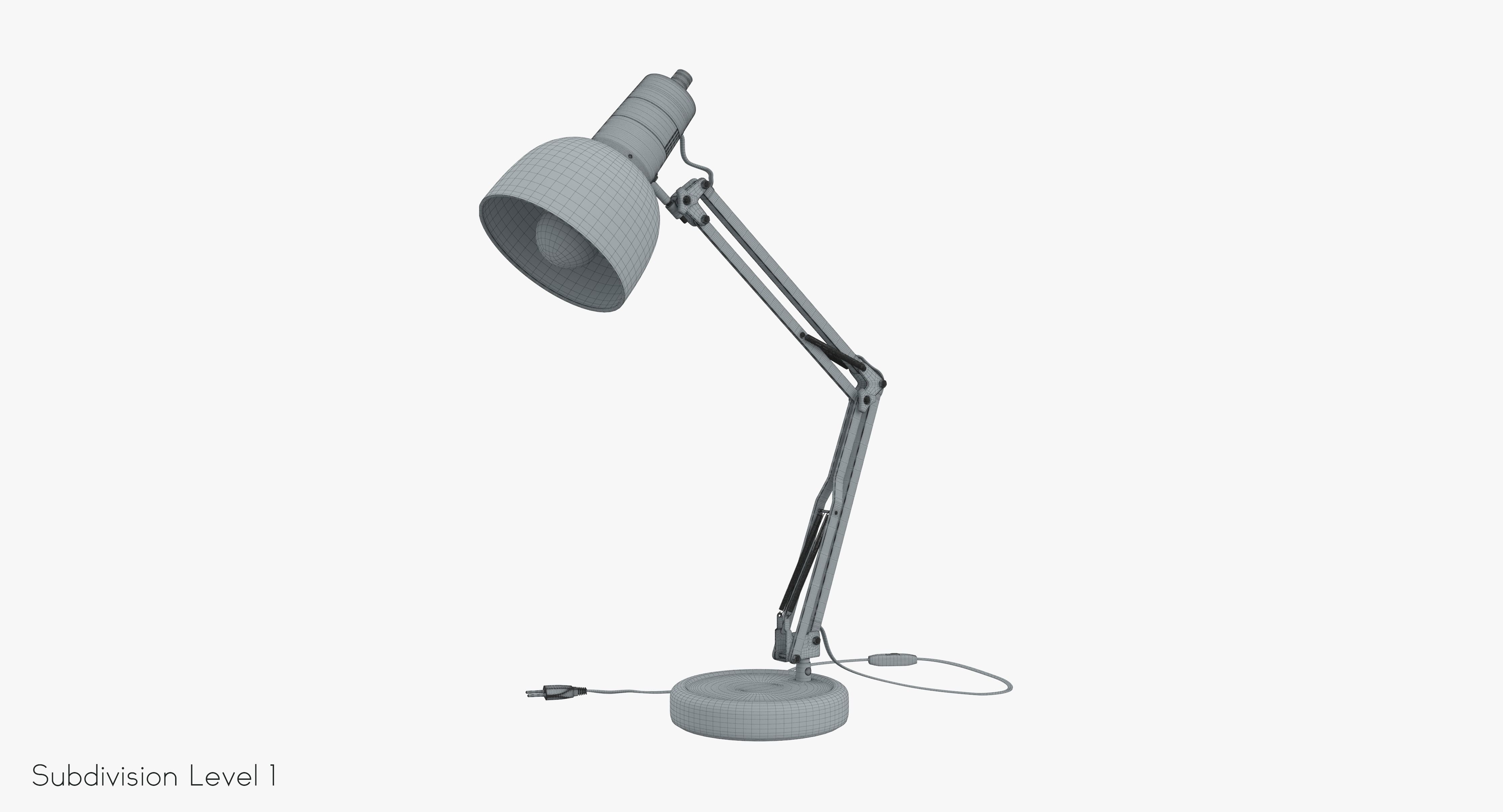 Red Lamp 3D model_13