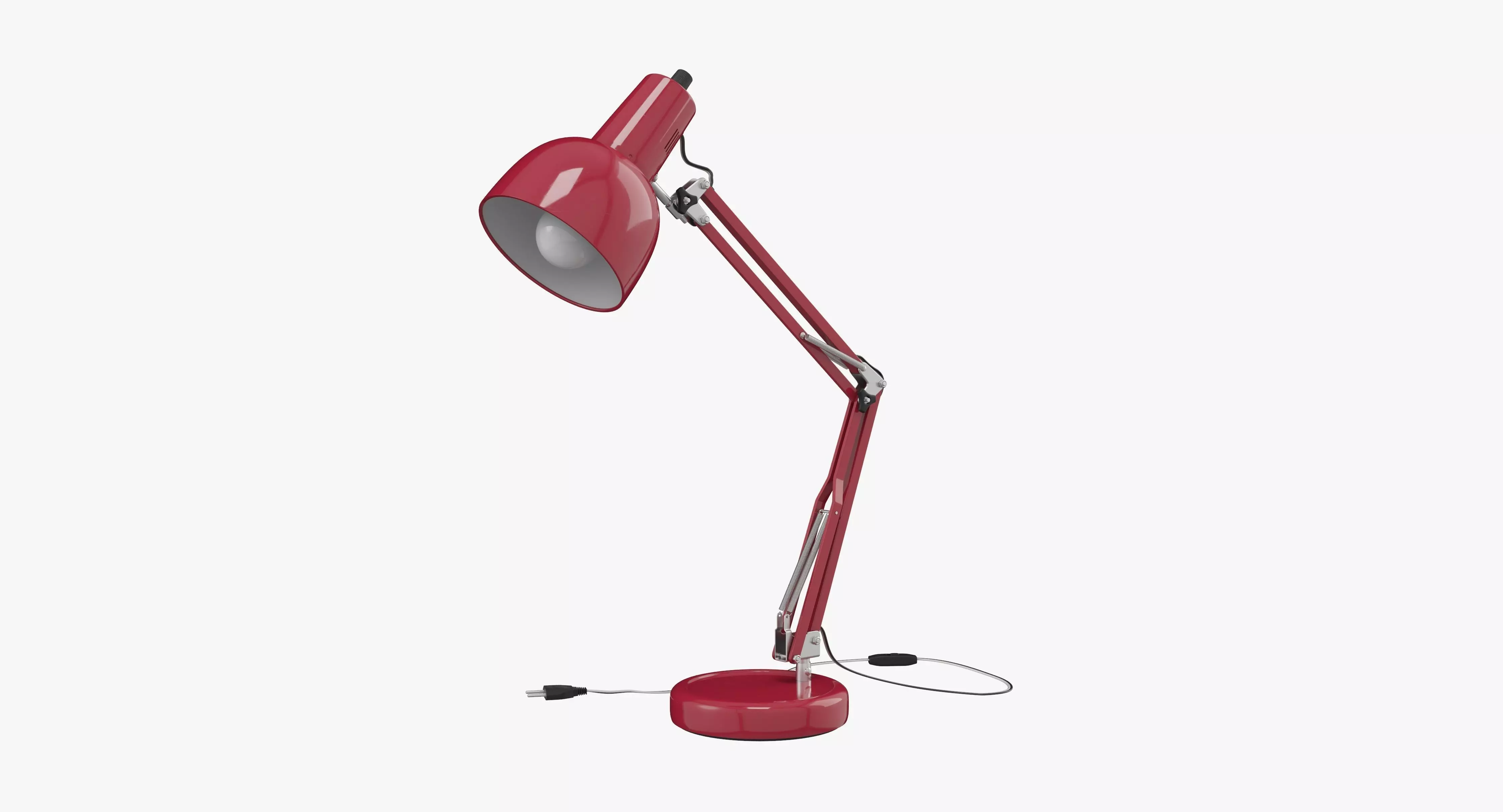 Red Lamp 3D model_0