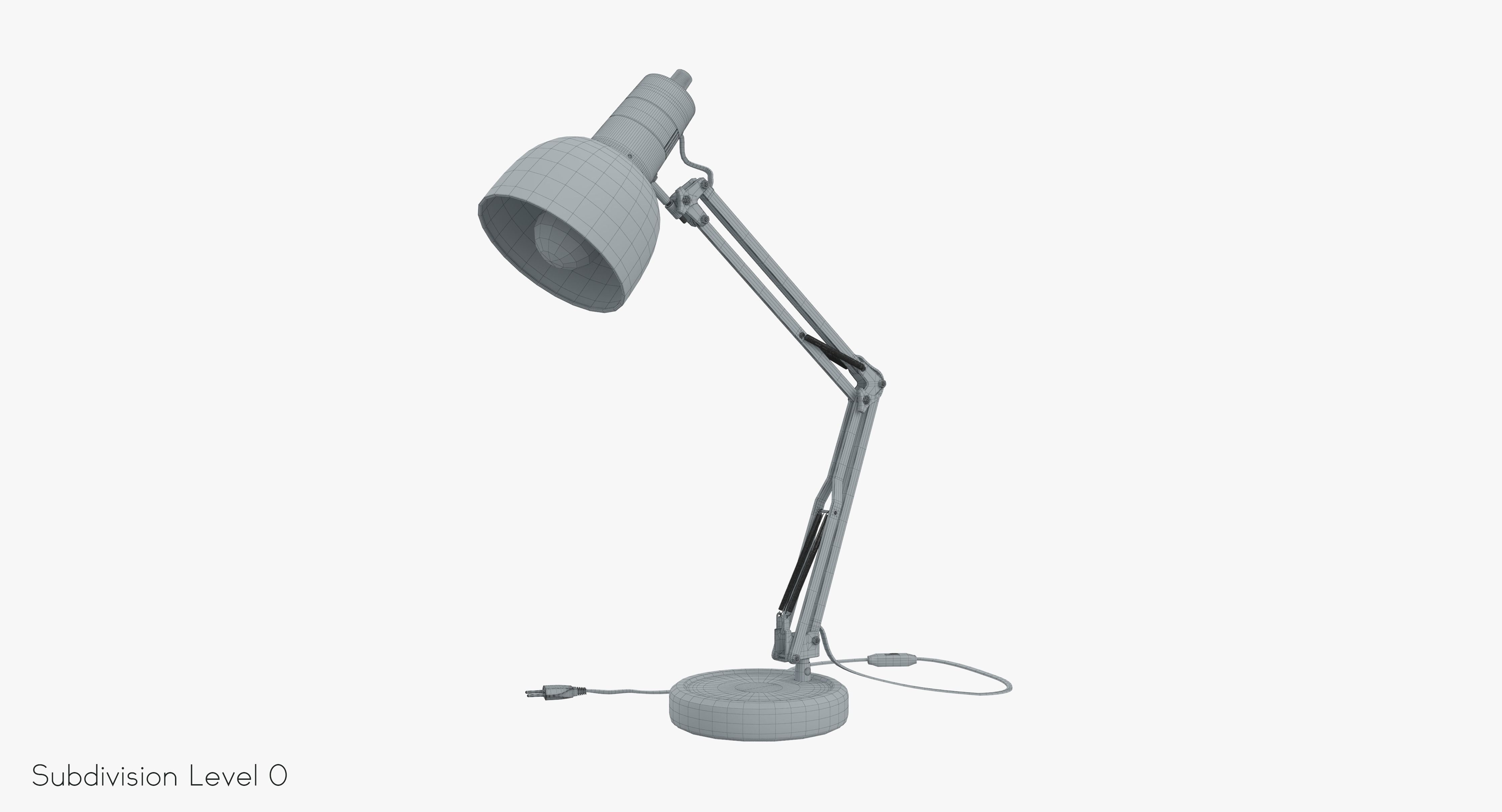 Red Lamp 3D model_11