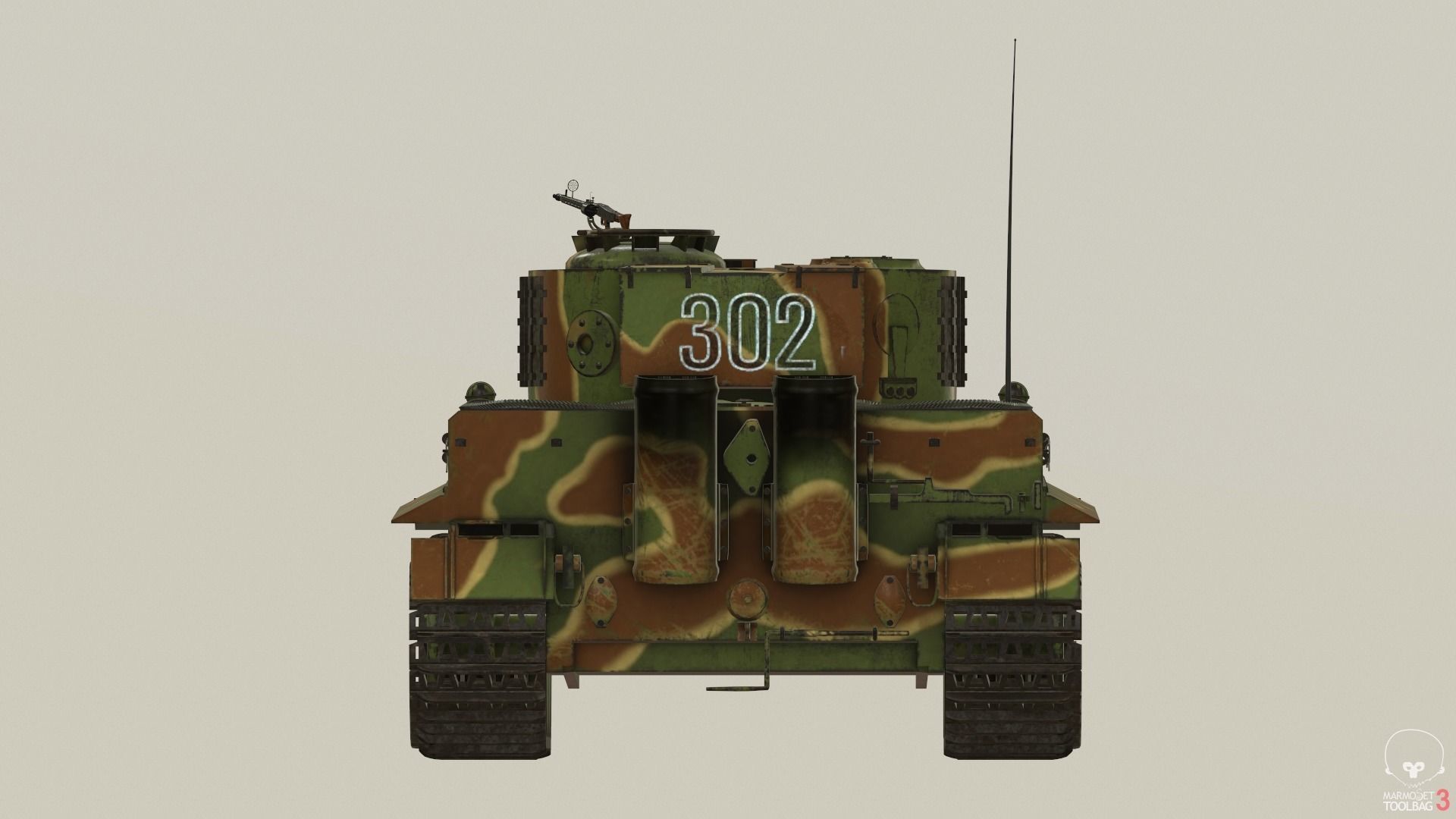 Tiger Tank E 3D model_18