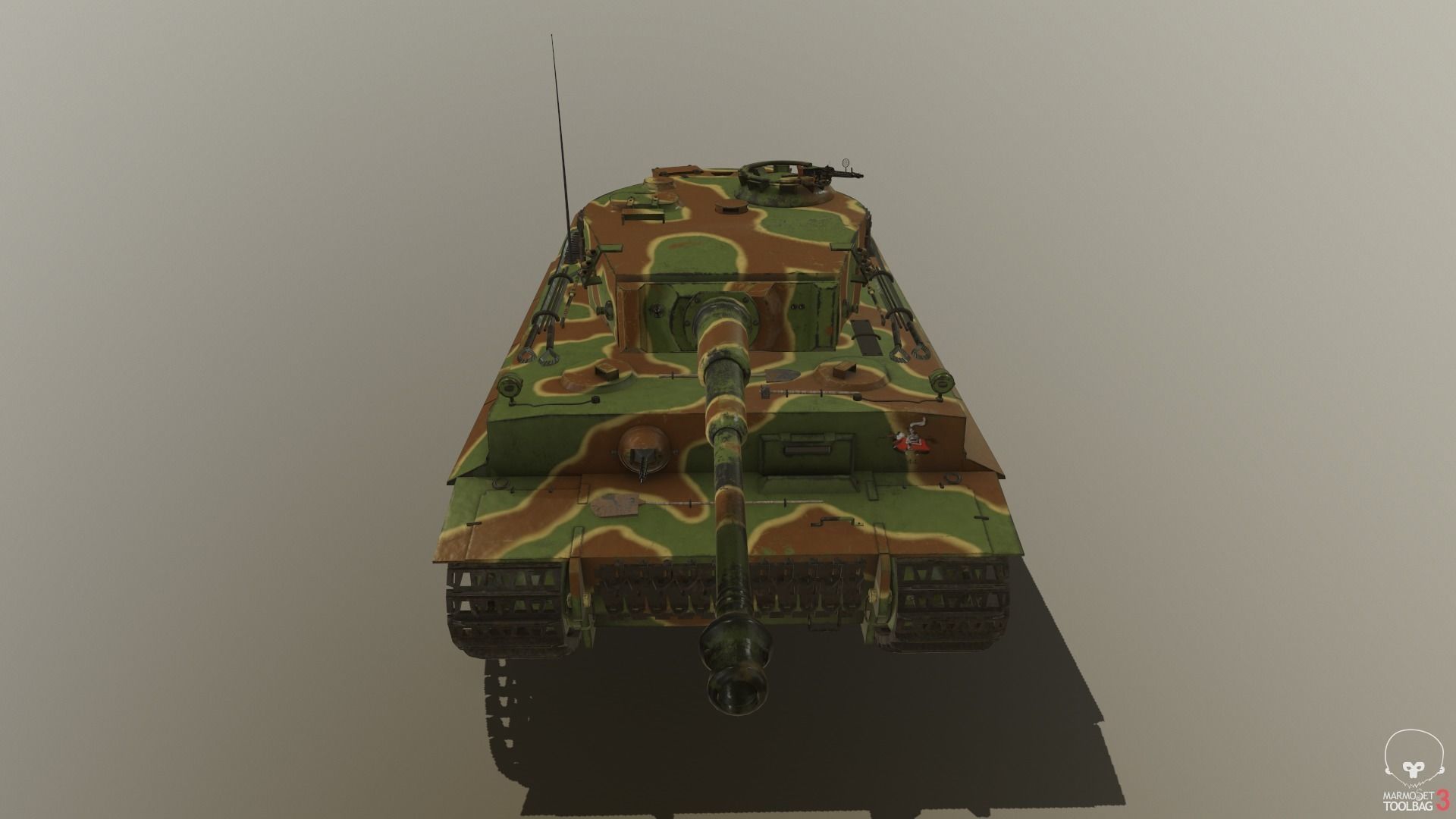 Tiger Tank E 3D model_15