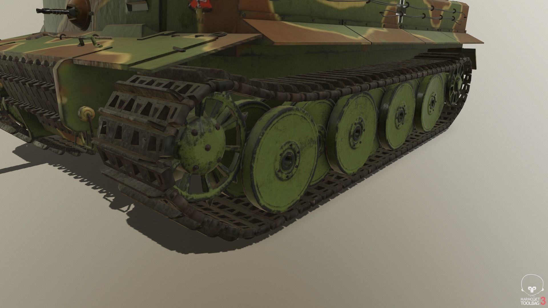 Tiger Tank E 3D model_20