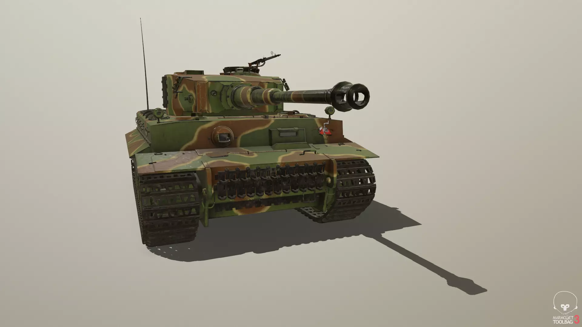 Tiger Tank E 3D model_0