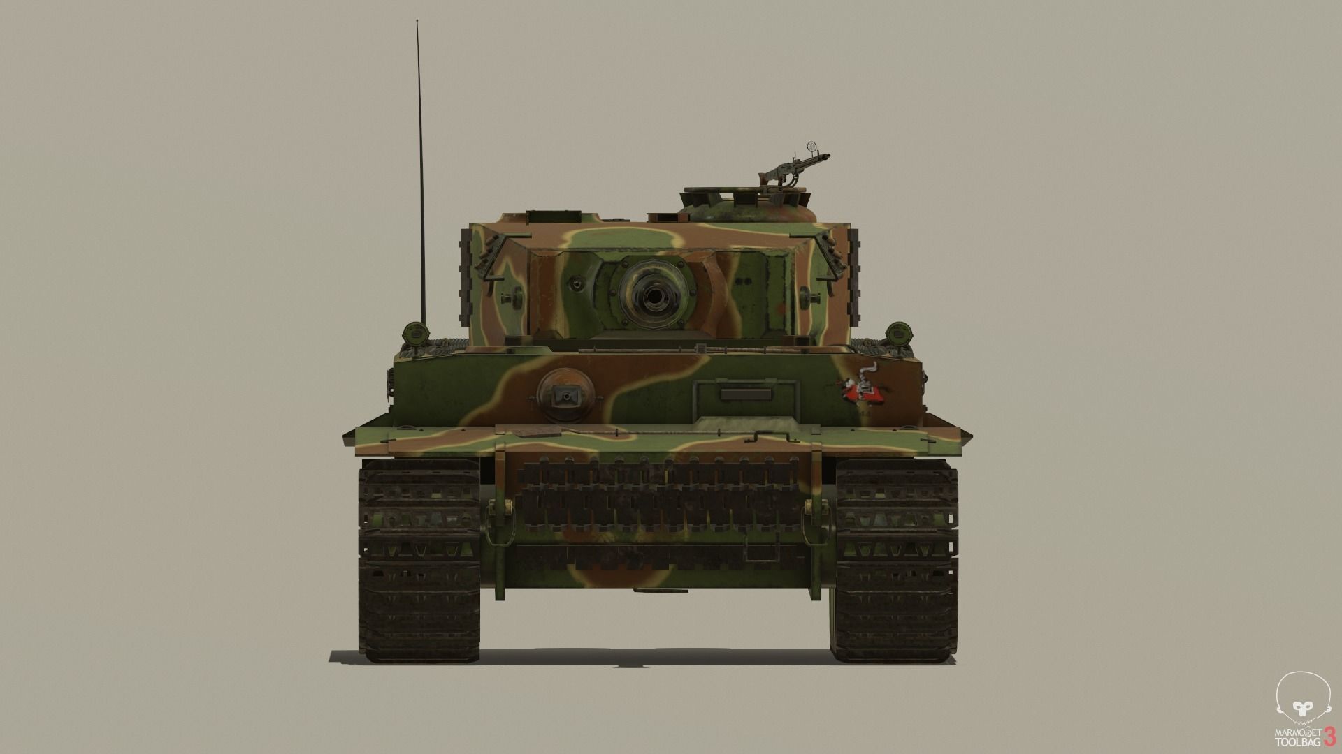 Tiger Tank E 3D model_16