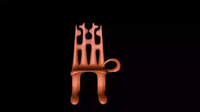 Chair in wooden style