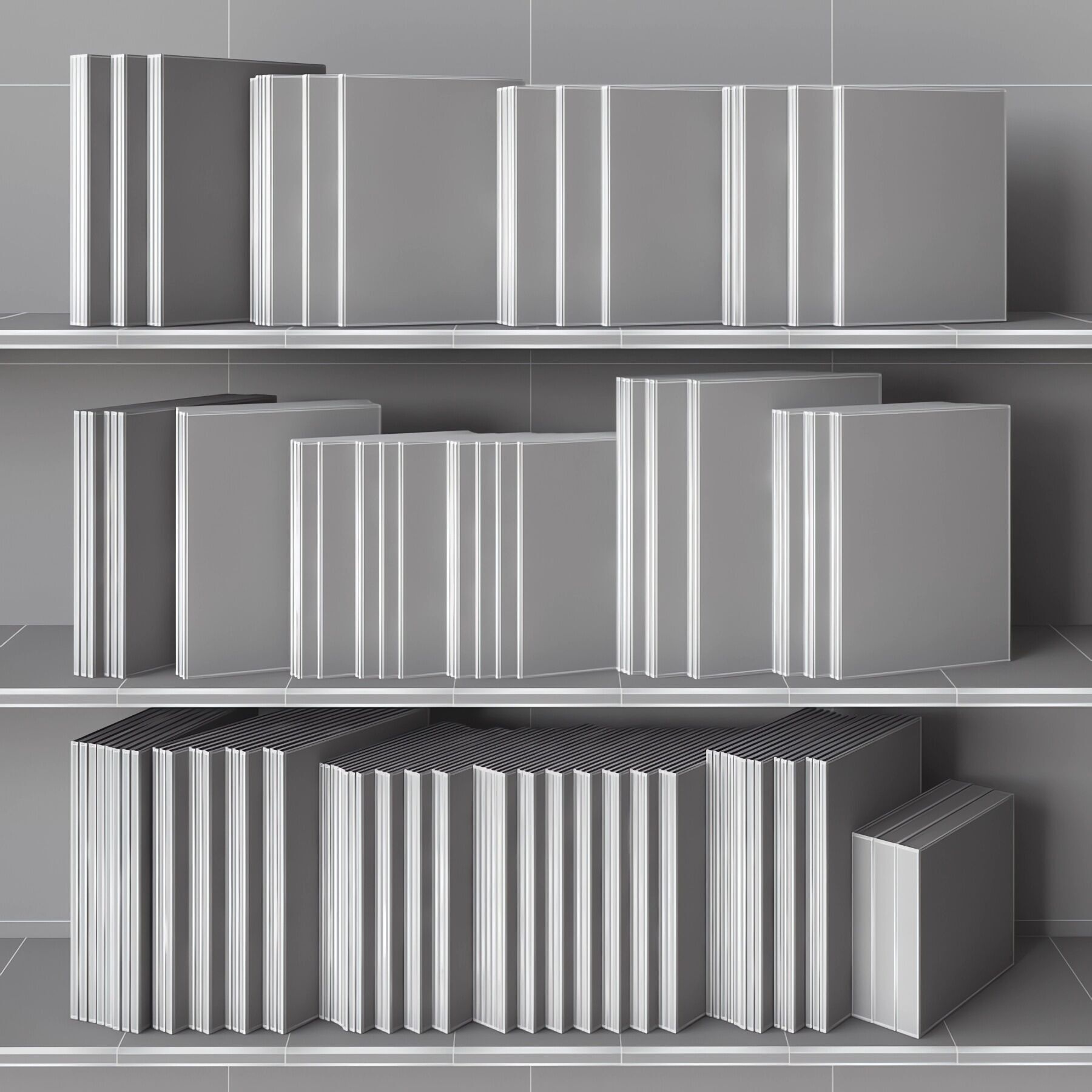 Books Set 02 Comics 3D model_3