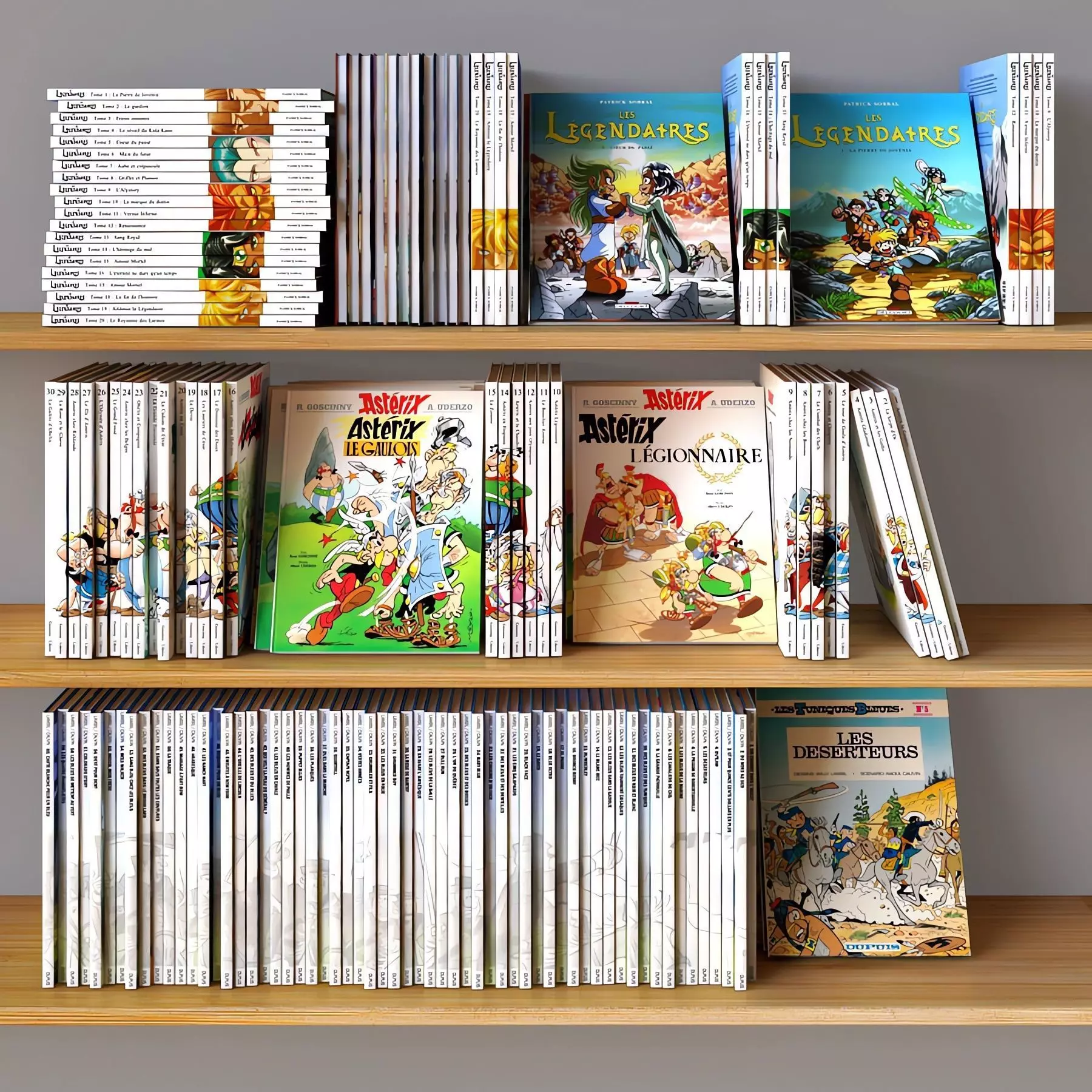 Books Set 05 Comics 3D model