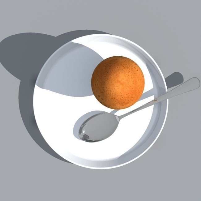 eggs boiled 3D model_4