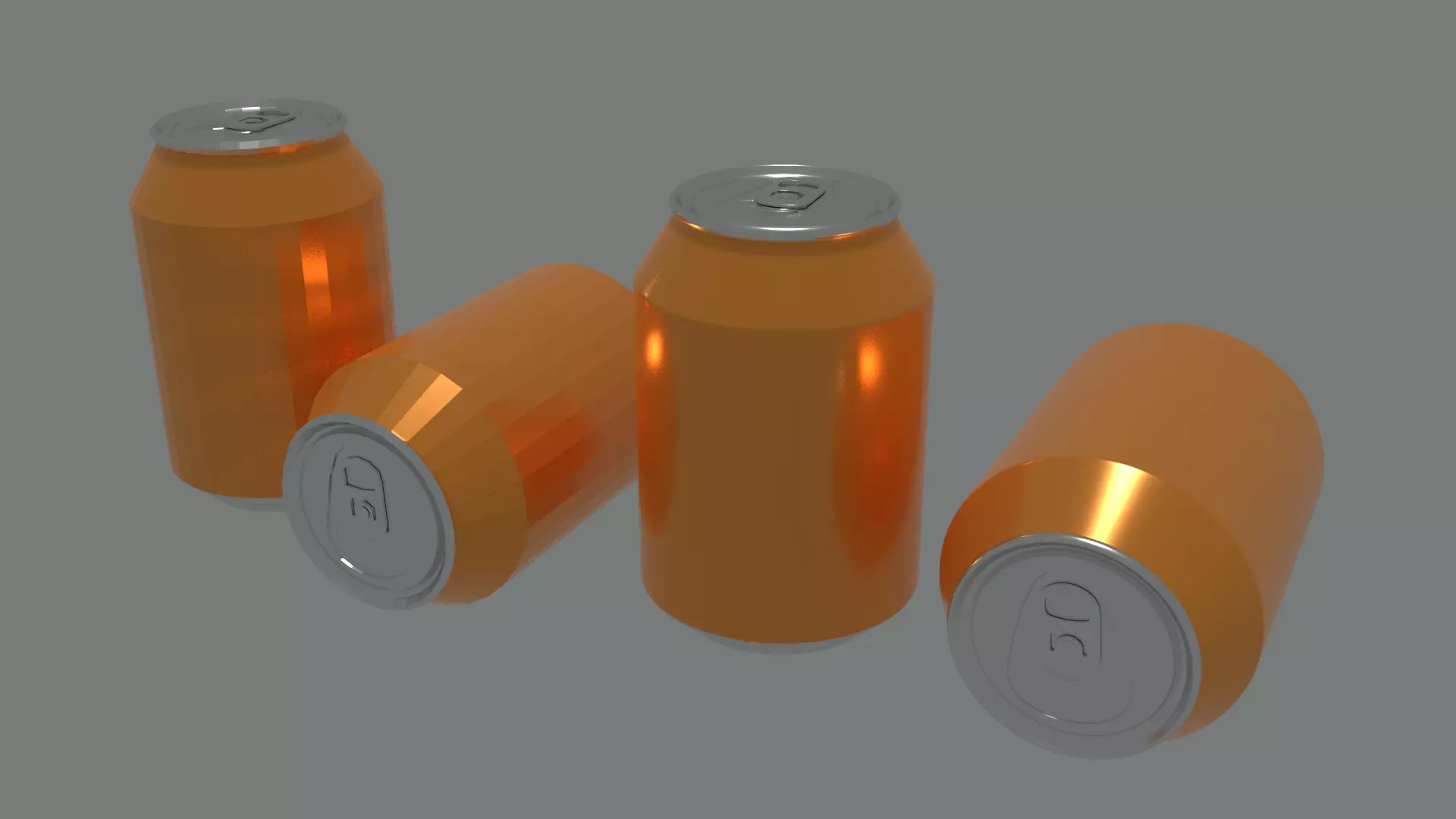 Beverage Can Pop Can 3D Free low-poly 3D model_0