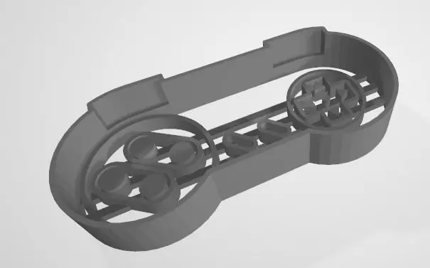 NINTENDO JOYSTICK COOKIE CUTTER 3D print model_0