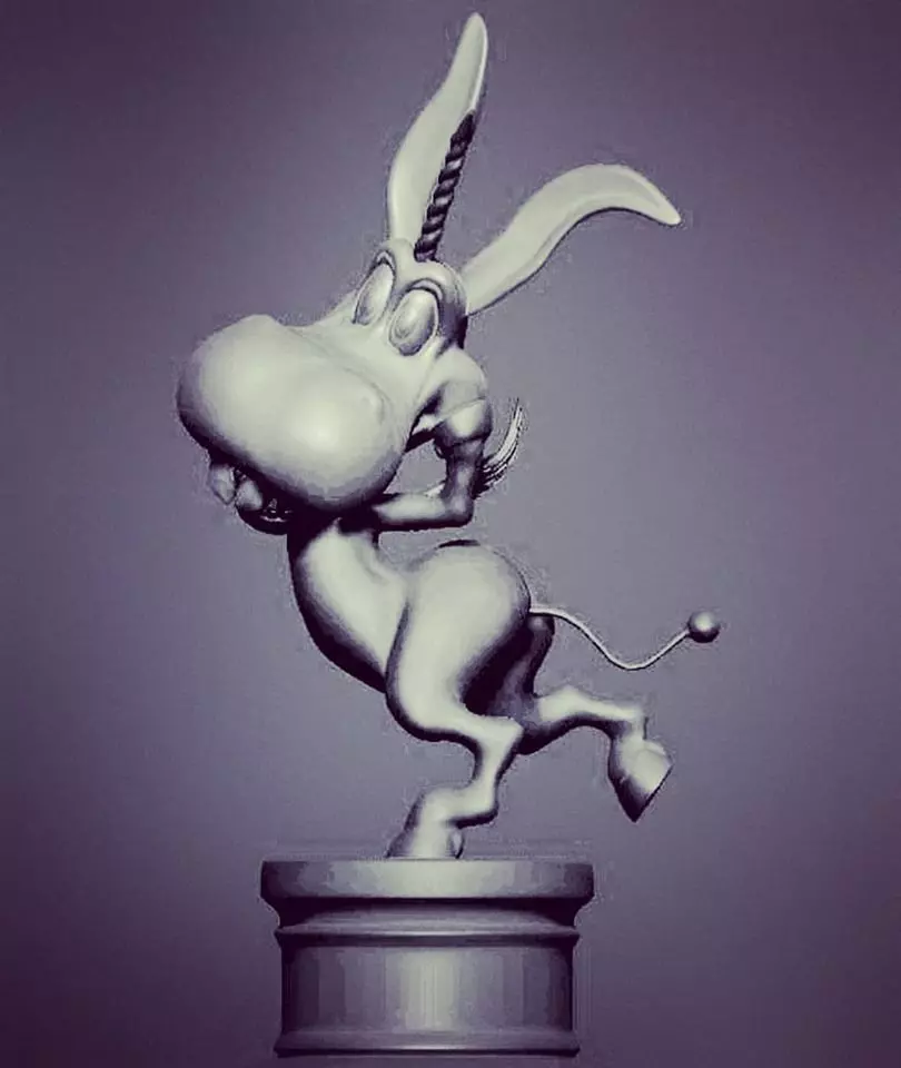 happy unicorn from tv serie 3D print model_0