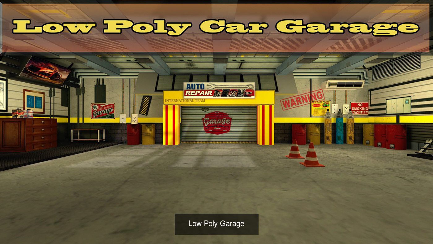 car garage assest 3D Model Collection_2