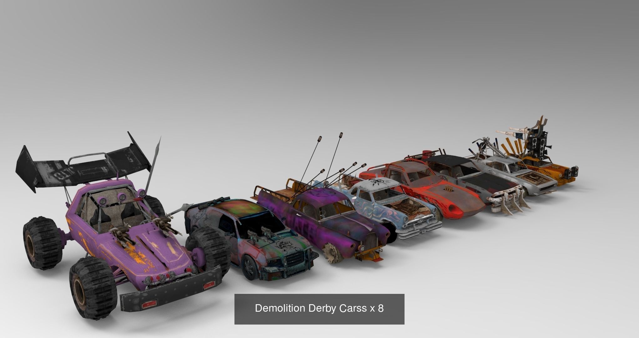 car garage assest 3D Model Collection_4