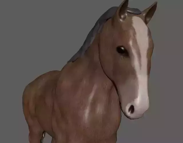 horse 3D model