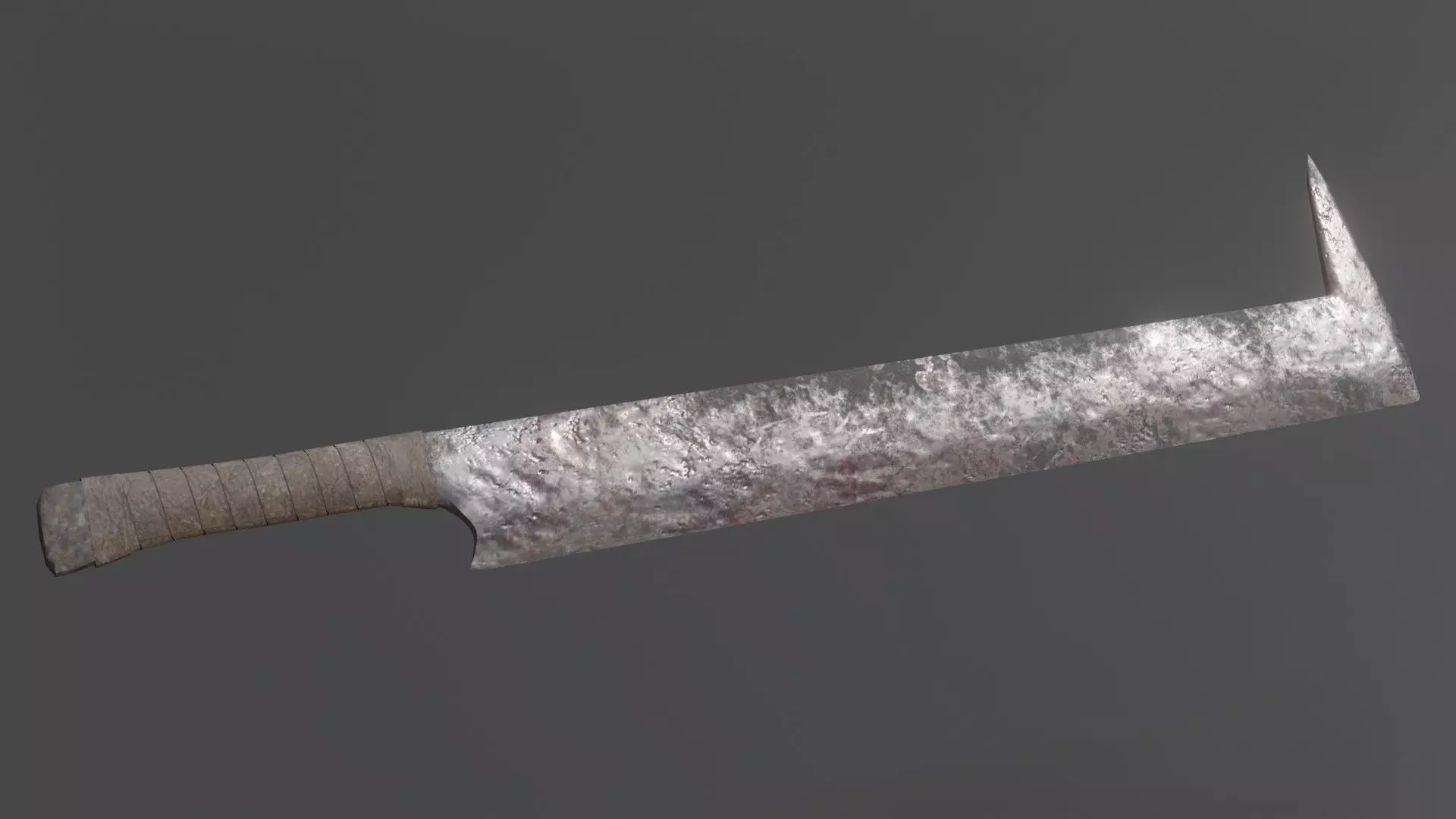 Orc Sword Free low-poly 3D model