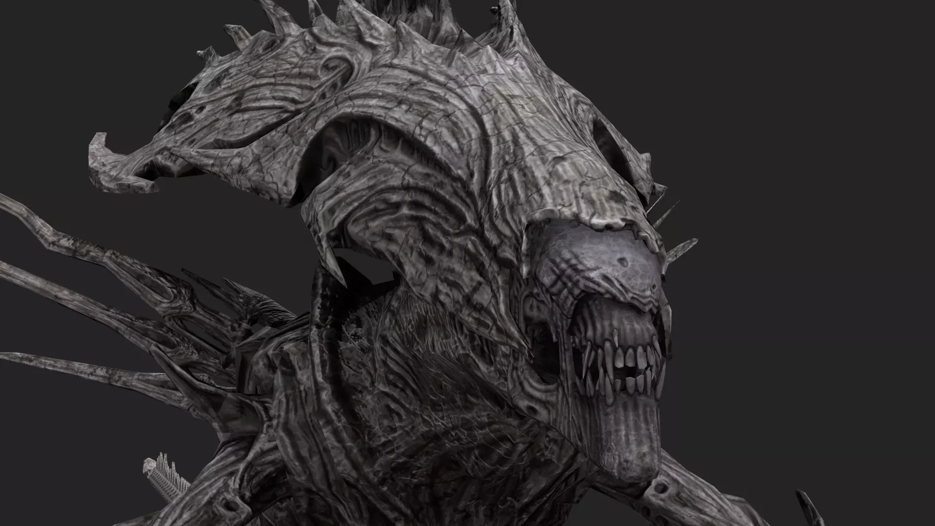 Alien 1007 3D model_0
