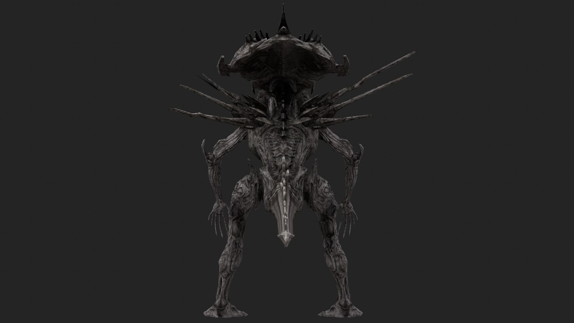 Alien 1007 3D model_6