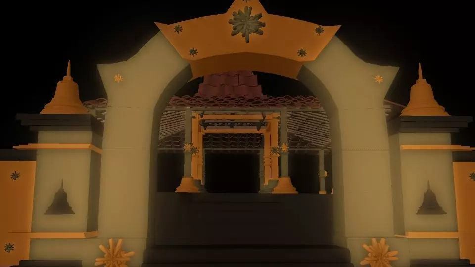 JOGLO JAVANESE HOUSE Free 3D model_0