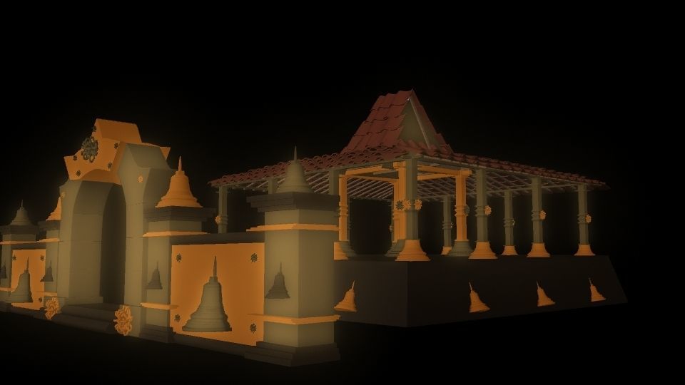 JOGLO JAVANESE HOUSE Free 3D model_1