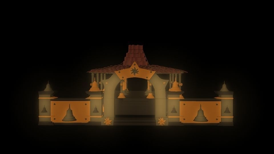JOGLO JAVANESE HOUSE Free 3D model_2