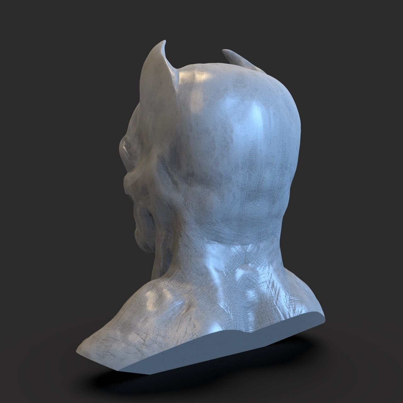 Batman Bust 3D print model_5