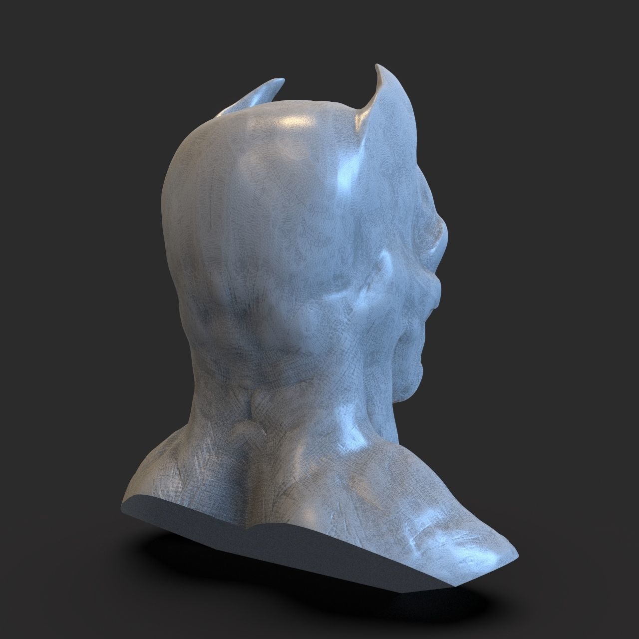 Batman Bust 3D print model_6