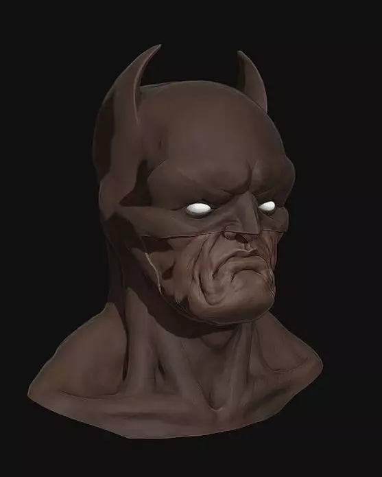 Batman Bust 3D print model_0