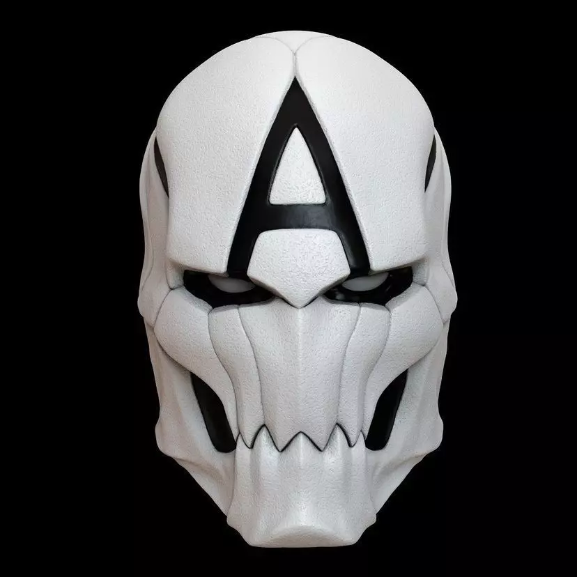 Poison Captain America Mask 3D print model_0