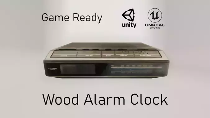 Wood Alarm Clock