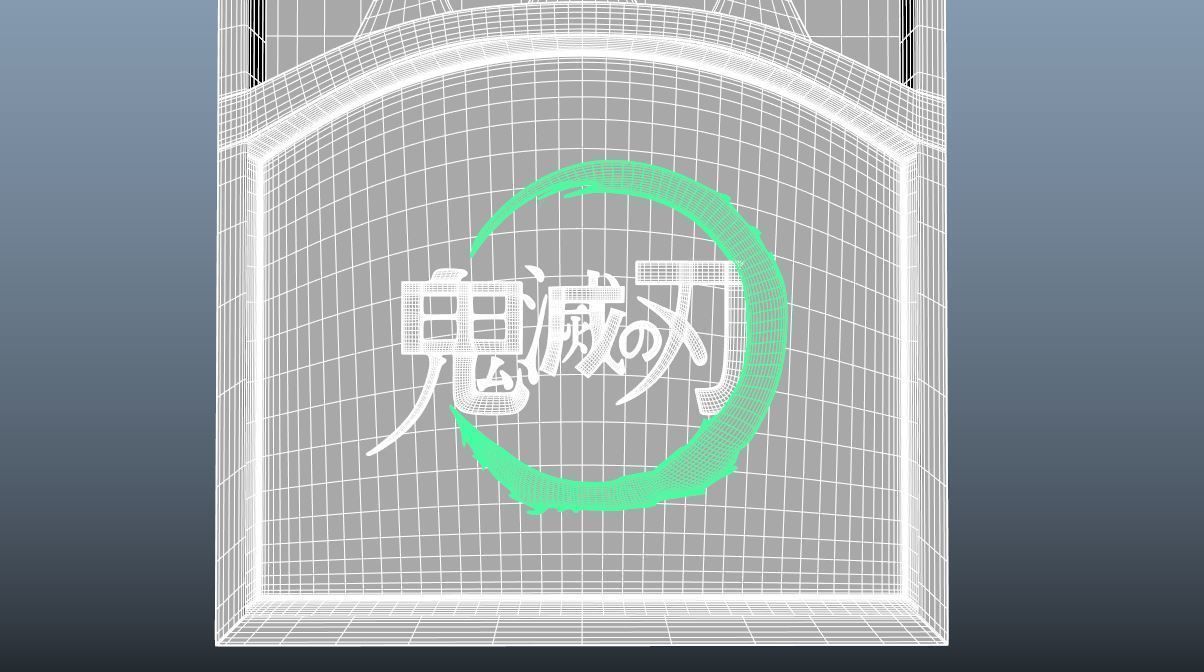 Necklace - kimetsu no yaiba 3D print model_12