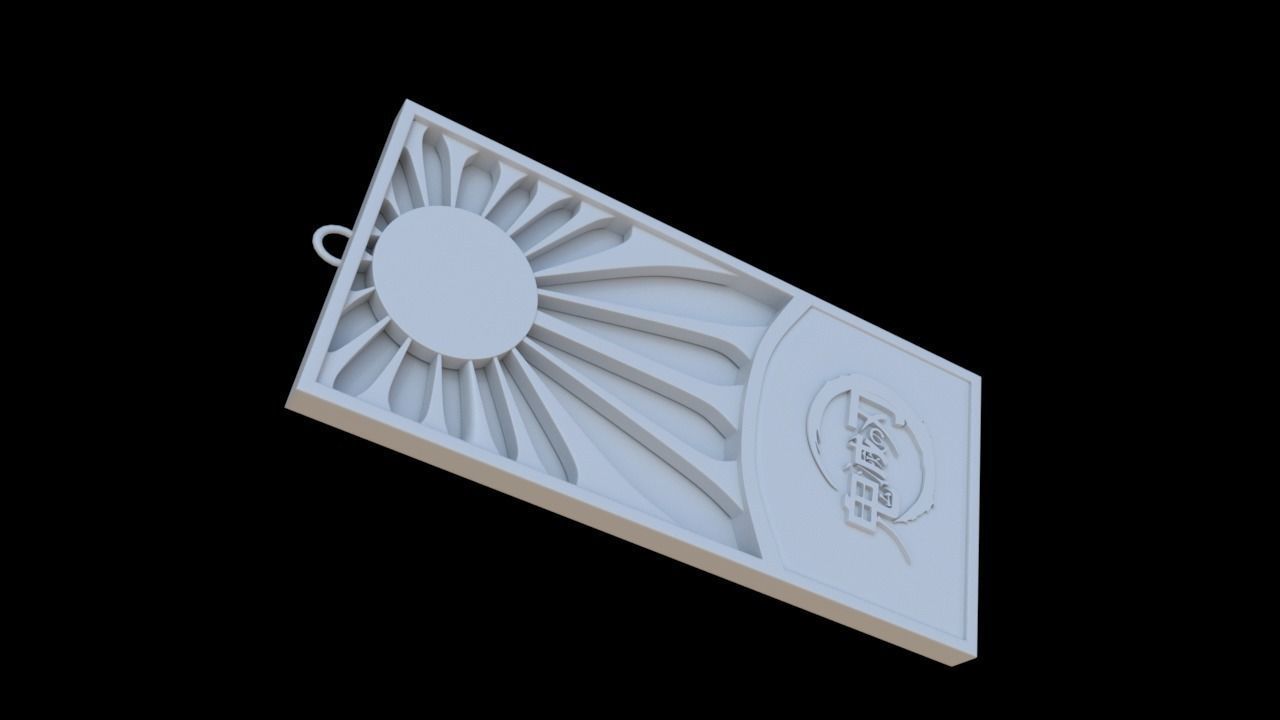 Necklace - kimetsu no yaiba 3D print model_10