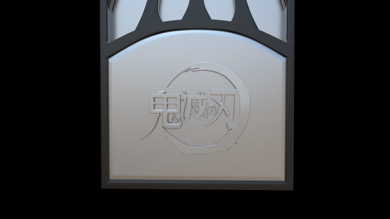 Necklace - kimetsu no yaiba 3D print model_4