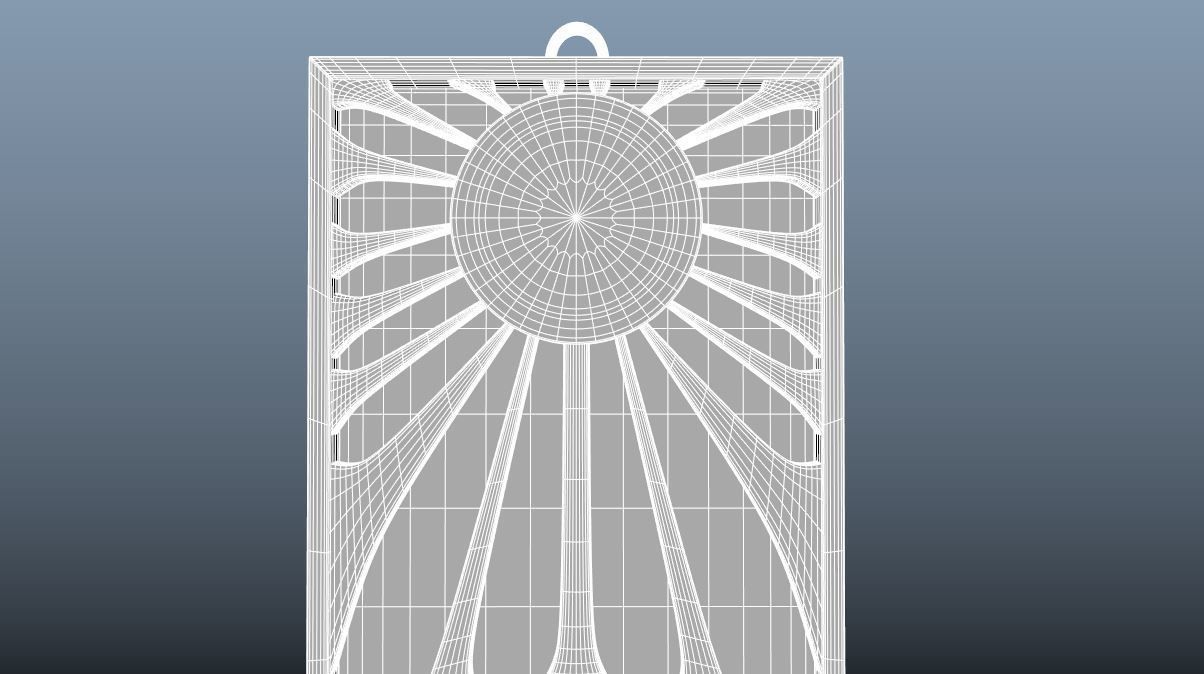 Necklace - kimetsu no yaiba 3D print model_13