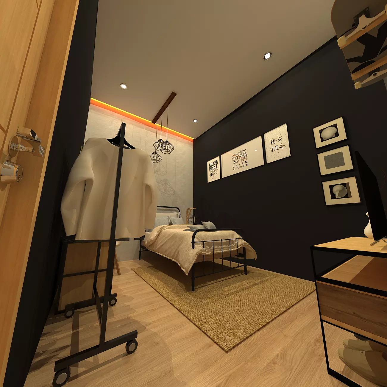 3D INTERIOR BEDROOM 3D model_0