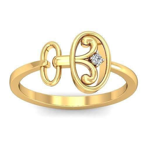  Women light weight ring 3dm stl render detail 3D print model