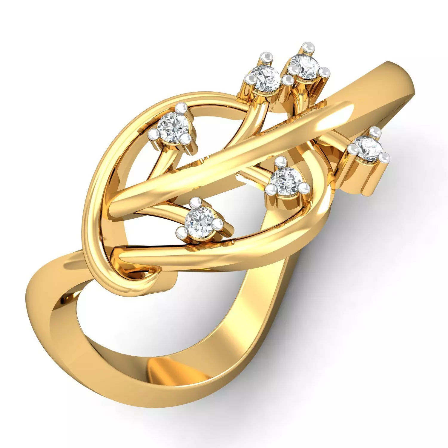 Women light weight ring 3dm stl render detail 3D print model_0