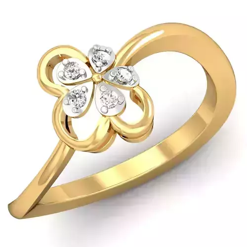 Women light weight ring 3dm stl render detail 