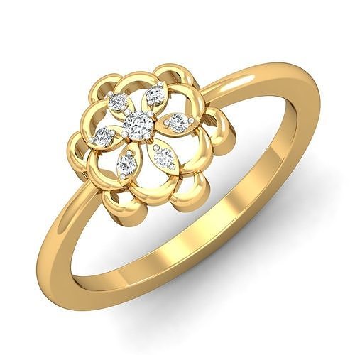 Women light weight ring 3dm render detail  3D print model